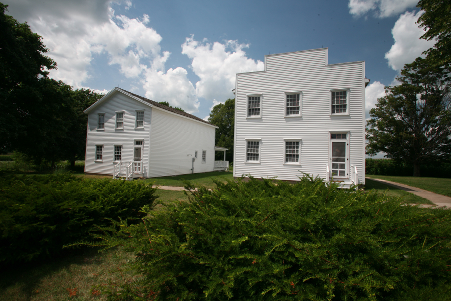 A front profile of the Court House & Council House